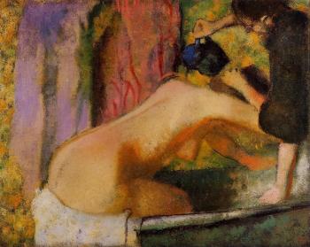 埃德加 德加 Woman at Her Bath 埃德加 德加 Woman at Her Bath
